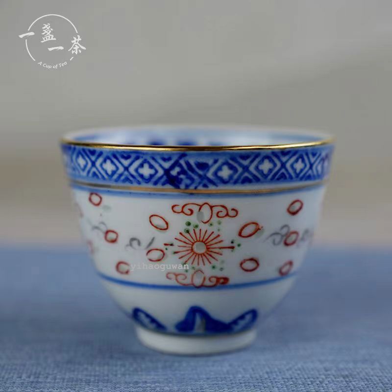 Chinese made multi-color porcelain tea cup master craftsmanship tea cup