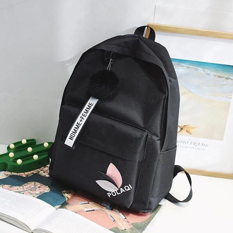 5 Pcs Sets Kids School Backpack Women's Bag Girls Students Bag Rucksack