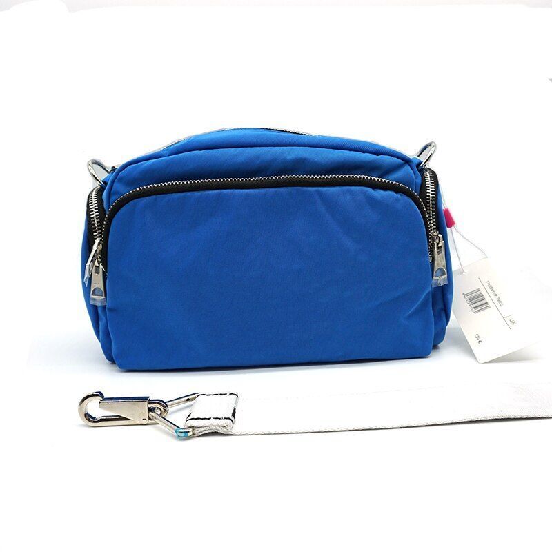 Nylon Medium Size Messenger Bag Fashion Shoulder Bag Purse Grey/Blue/Black/White
