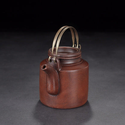 Chinese Yixing Zisha Clay Handmade Exquisite Teapot （洋桶 底款：周桂珍）