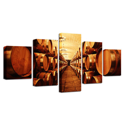 Jesus Christ Portrait Canvas Prints Painting Wall Art Home Cellar WiPicture 5PCS