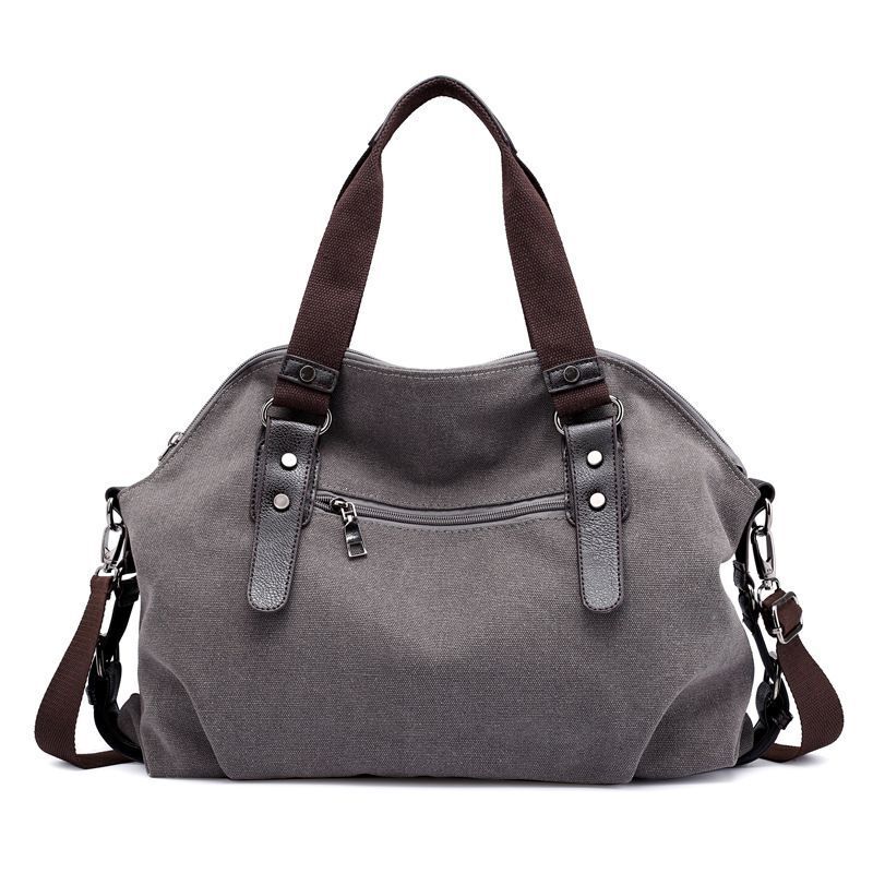 Canvas Shoulder Bags Vintage Graffiti Print Handbags Shoulder Purse Totes Bags