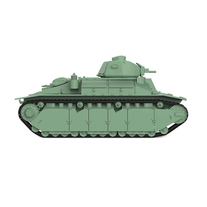 SSMODEL SS72658 1/72 25mm Military Model Kit France Chare D2 Light Tank