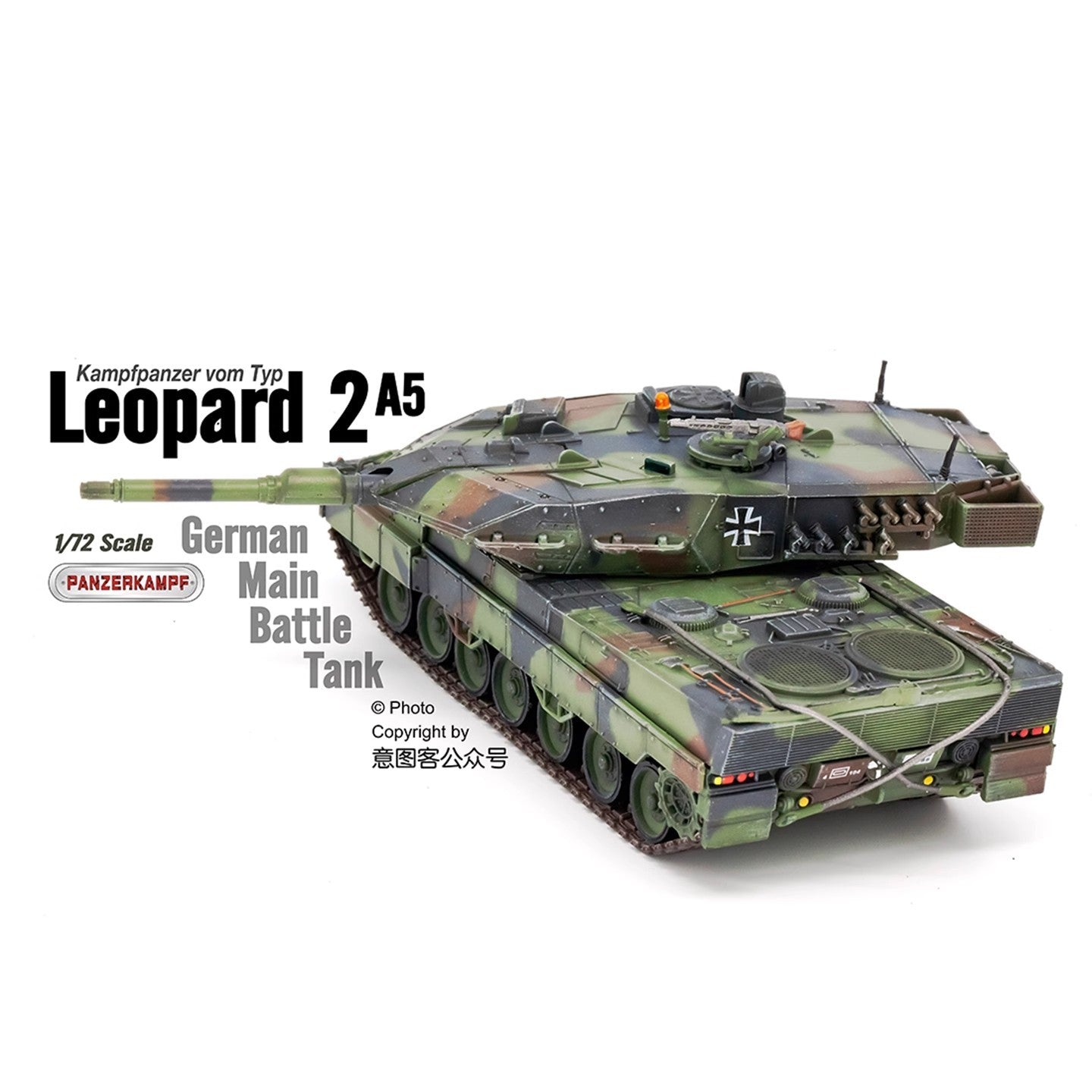 Panzerkampf 1/72 German Leopard 2A5 leopard2A5 Main Battle Tank Finished Model