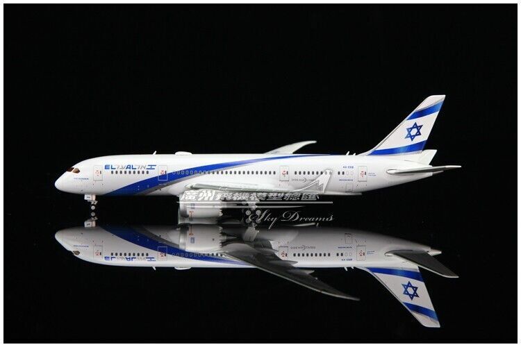 1:400 JC Wings El Al BOEING 787-8 Passenger Plane Diecast Aircraft Model