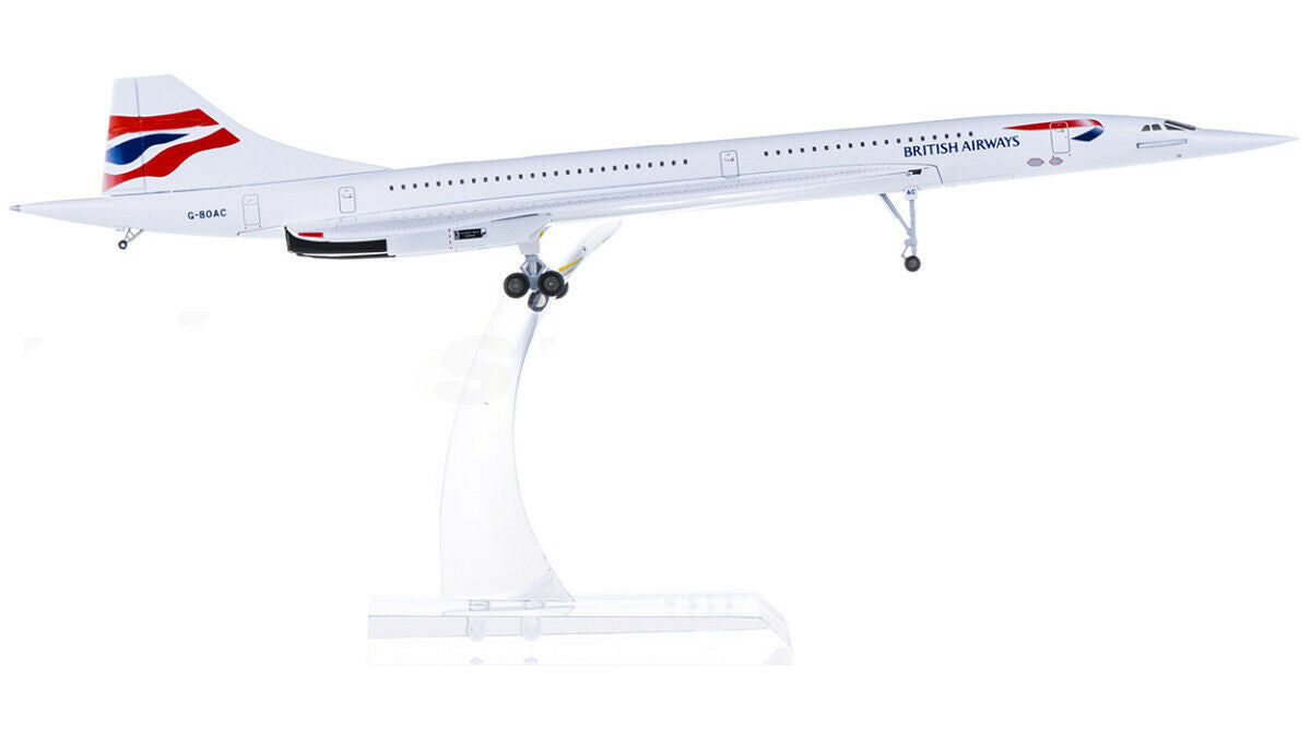 1:200 31CM Hogan BRITISH AIRWAYS Concorde Passenger Aircraft Diecast Plane Model