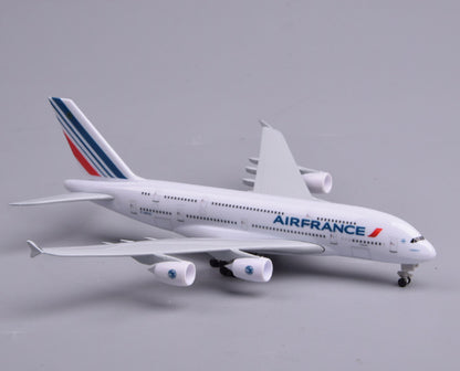 20CM AIR FRANCE AIRBUS A380 Passenger Aircraft Plane Diecast Airplane Model