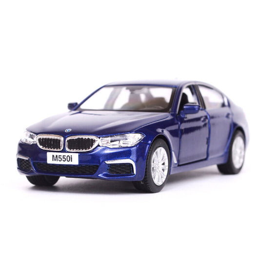 1/36 BMW M550i Model Car Diecast Toy Vehicle Toys for Boys Kids Gifts Blue
