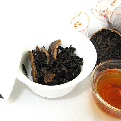 Orange Pu'er Tea Yuxiang 8685 China Loose Leaf Ripe Pu'er Tea Slimming Tea -