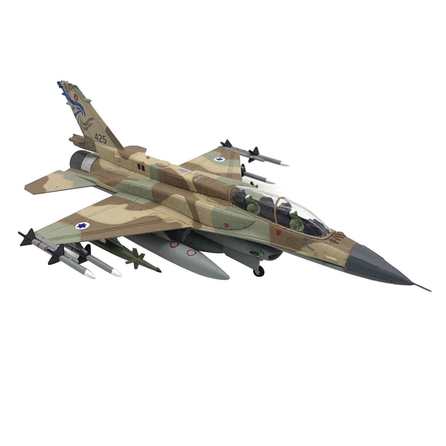 20.5cm Diecast 1/72 Israeli Air Force F-16I Fighter Aircraft Model Plane Gift