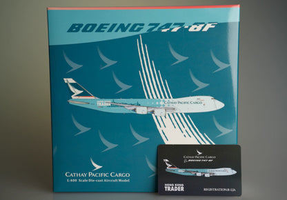 1:400 YY Wings CATHAY PACIFIC CARGO BOEING B747-8F Plane Diecast Aircraft Model