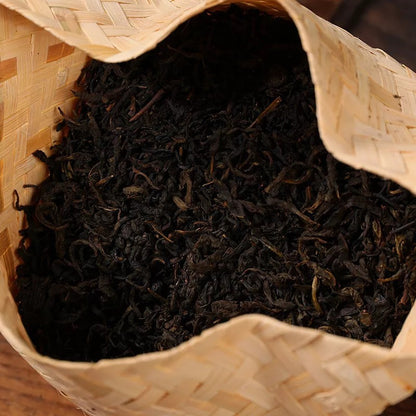500g Hunan Anhua Black Tea Dark Tea Tribute Tian Jian Loose Bamboo Basket Packed