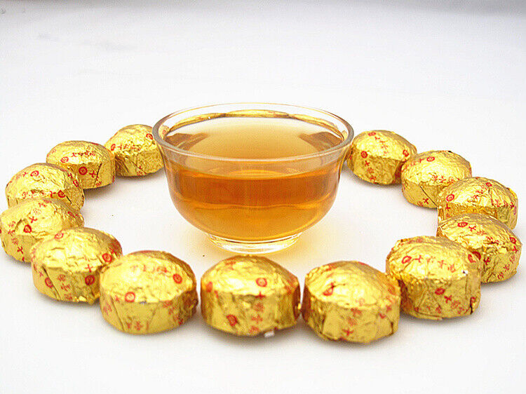 Tian Xiang Tuo Colourful Yunnan Mini Gold Pu'er Tea with Natural Fragrance 72g