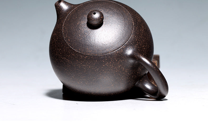 Authentic Yixing Zisha Tea Pot Black Galaxy Clay Chinese Cup Xishi Teapot Marked