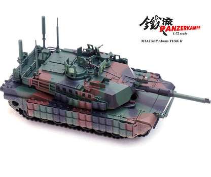 Panzerkampf1/72 U.S. M1A2 Sep TuskII M1 Military Main Battle Tank Model Ornament