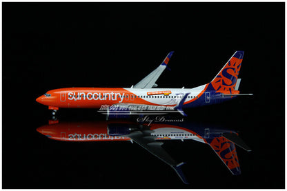 1:400 GeminiJets Sun country BOEING B737-800S Airplane Diecast Aircraft Model