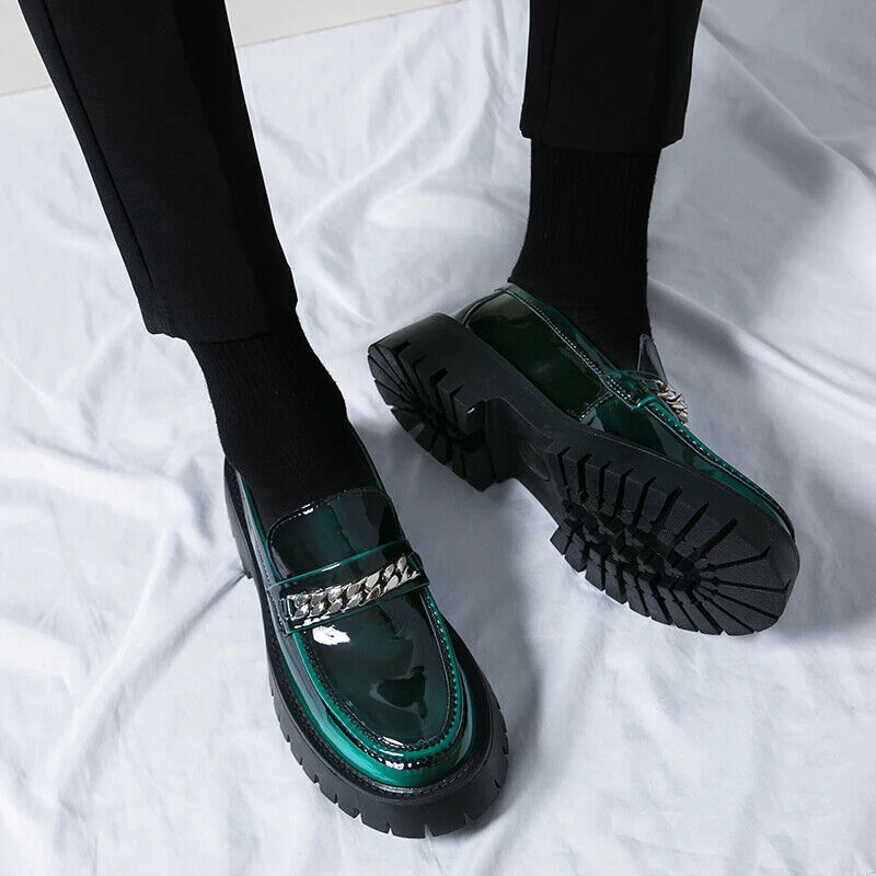 Men Black Leather Shoes Business Wedding Shoe Men Leather Shoes