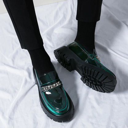 Men Black Leather Shoes Business Wedding Shoe Men Leather Shoes