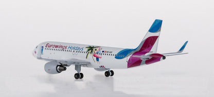 1:400 AeroClassics Eurowings Holidays Airbus A320 Passenger Plane Diecast Model