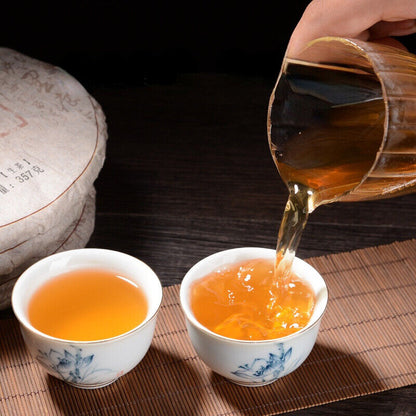 357g Pu-Erh Cha Tea Cake Natural Brown Mountain Big Tree Green Tea Lose Weight