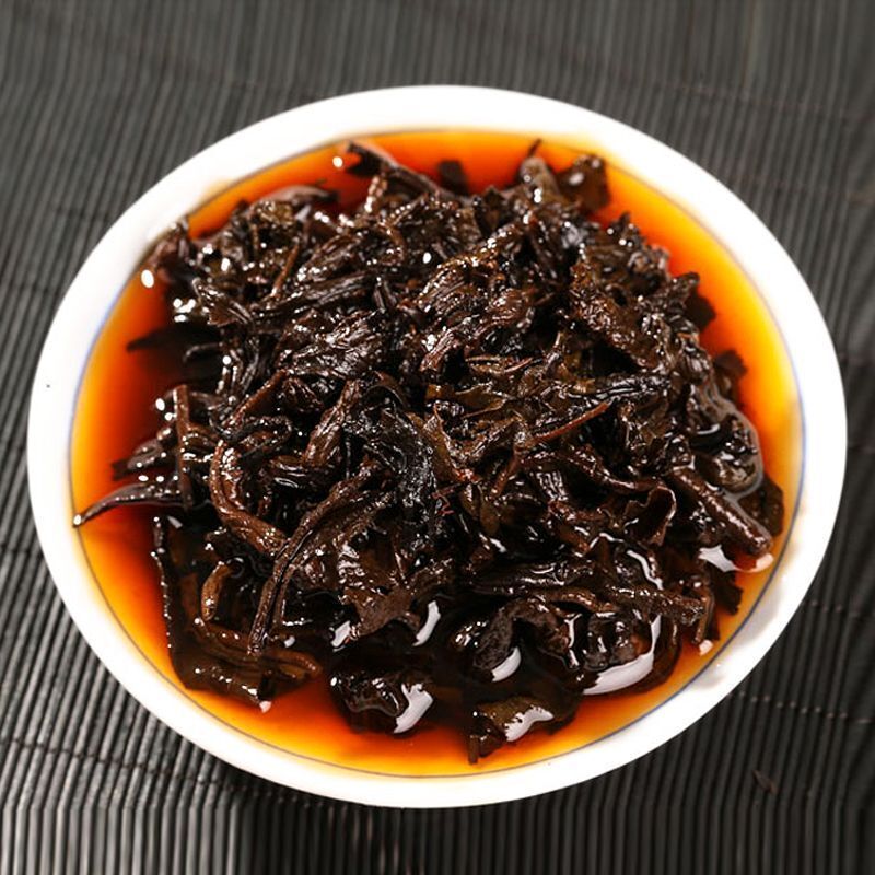 Peacock Ripe Tea Cake Yunnan Menghai Old Puerh Tea Ancient Tree Ripe Tea