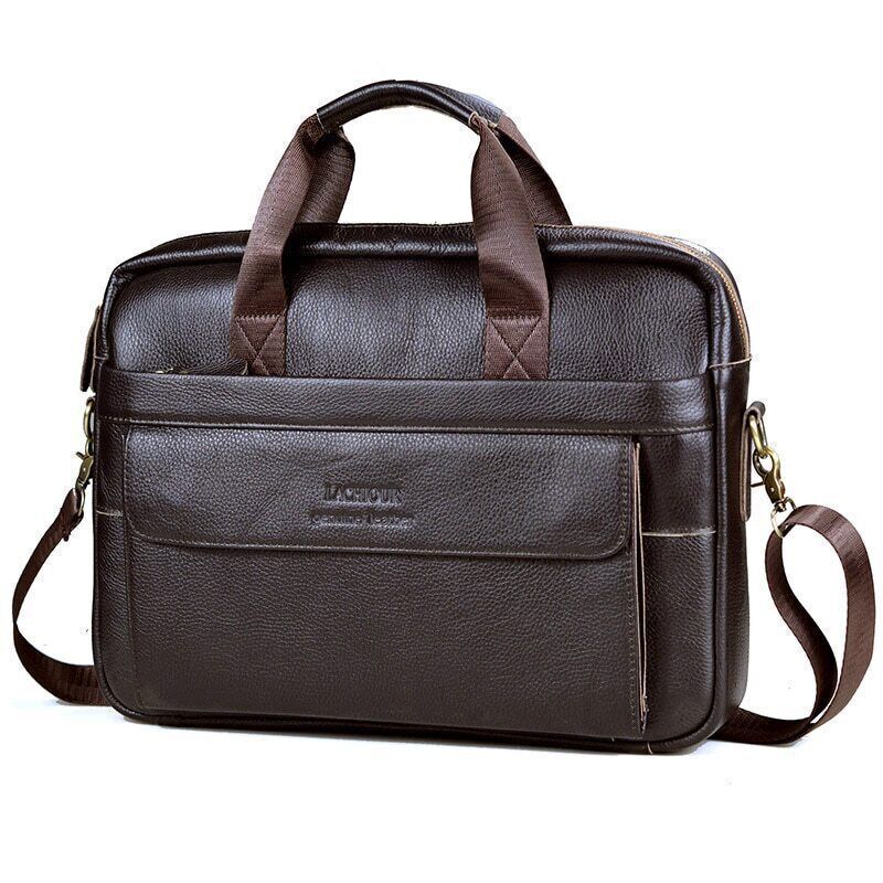 Men Genuine Leather Handbags Leather Travel Bags Men's Crossbody Shoulder Bag