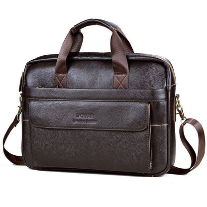 Men Genuine Leather Handbags Leather Travel Bags Men's Crossbody Shoulder Bag