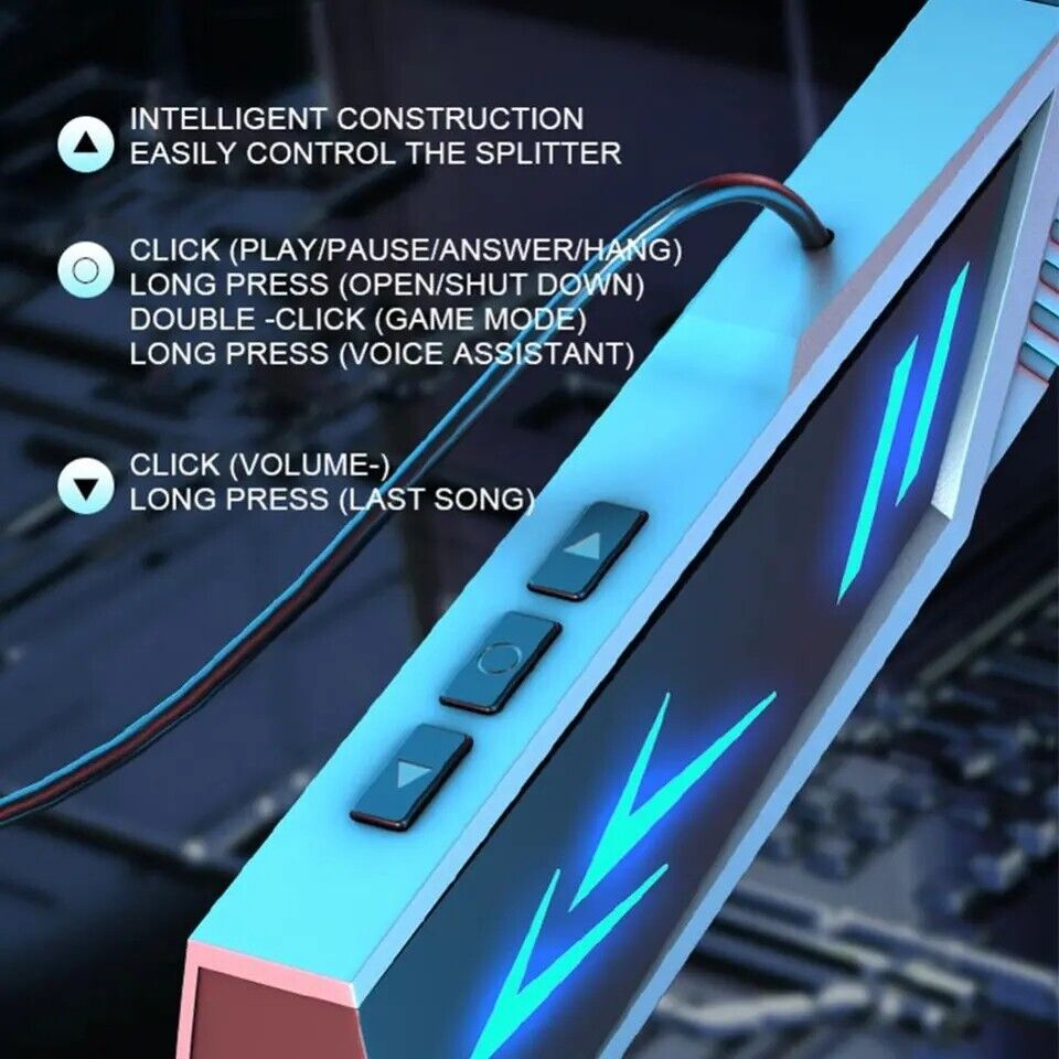 Wireless Bluetooth Neckband Headphones Mic Headset Stereo Earbuds Earphone
