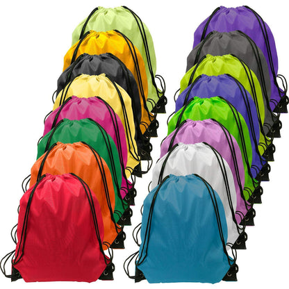 GoodtoU Drawsting Backpack Bulk 32 Pcs Cinch Bag Gym Large, 16 Colors