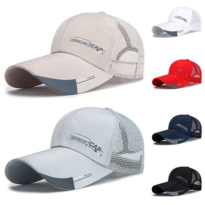 Visor Sun Hat Quick Dry Mesh Classic Baseball Cap Outdoor Golf Breathable Hat