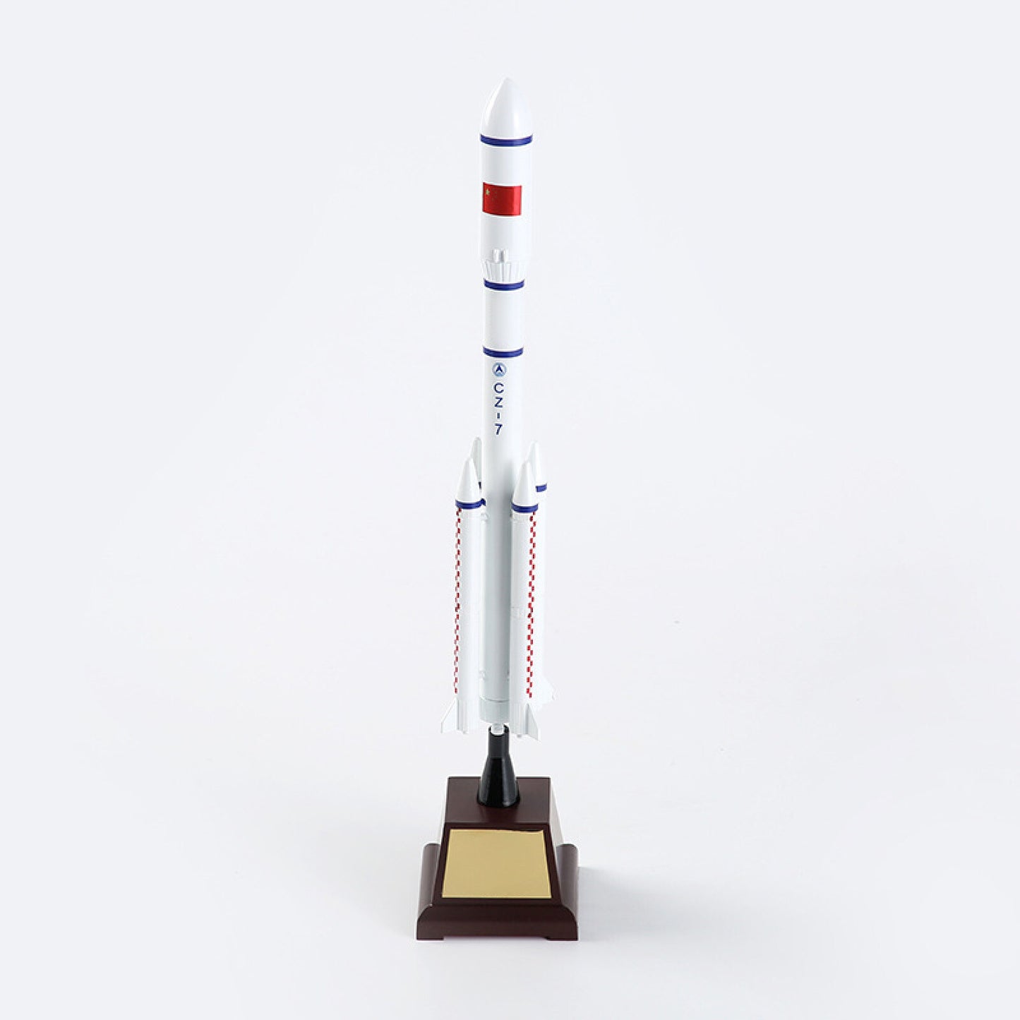 1/200 CZ-7 Long March 7 Rocket Model Simulation Alloy Spacecraft Scene Display b