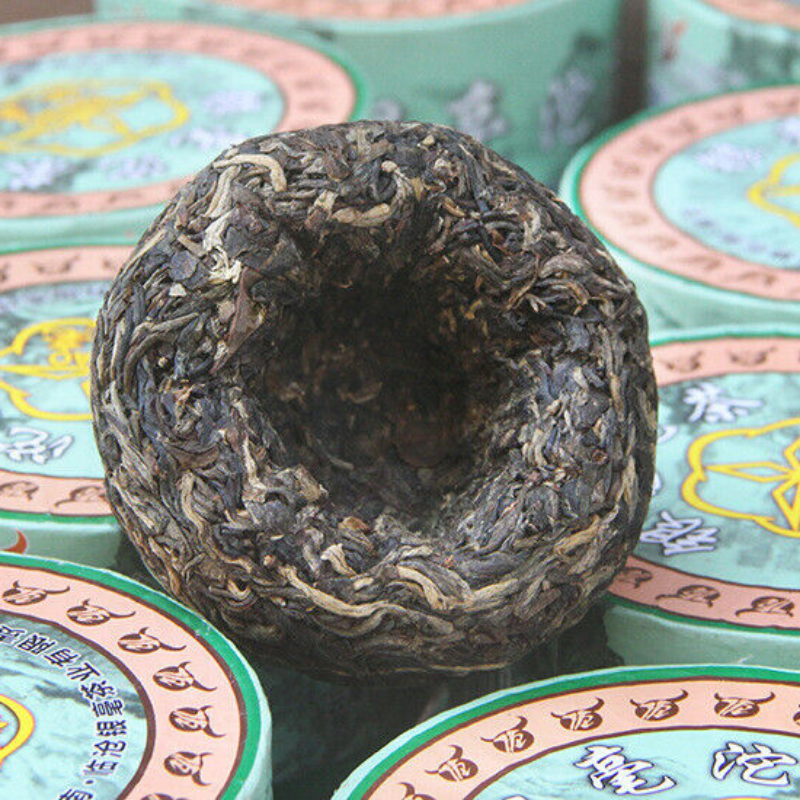 Gift Tea Yunnan Pu'er Silver Hao Tuo Tea Tuo King Aged Pu'er Cha Tea 100g/box