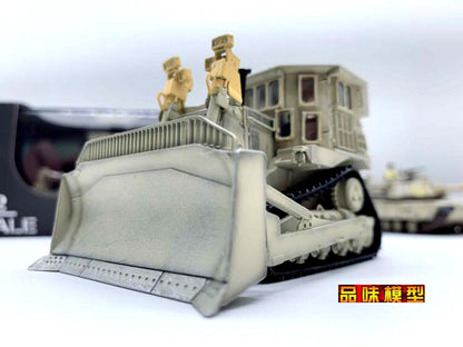 1/72 US Army D9R Armored Engineering Bulldozer Model Sand Color Coating