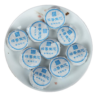 500g Raw Pu'er Tuo Tea Yunnan Glutinous Rice Aroma Scented Mini Tuo Leaf Tea