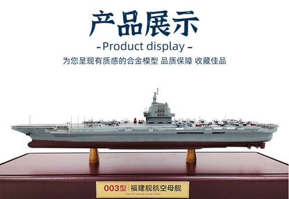 1:1000 40CM Fujian 003 Aircraft Carrier #18 Warship Diecast Battle ship Model