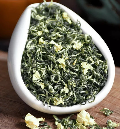 500g Bulk Jasmine Mao Feng Tea, China black hua Maofeng Green cha tee
