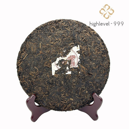 357g 2012 Yongfa Tea Factory Yongde Ancient Tree Pu'er Tea Cake Ripe Puerh Seven