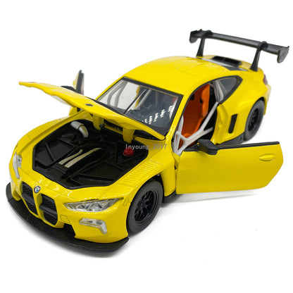 1/32 2023 BMW M4 GT3 Model Car Metal Diecast Toy Cars Toys for Boys Kids Gifts