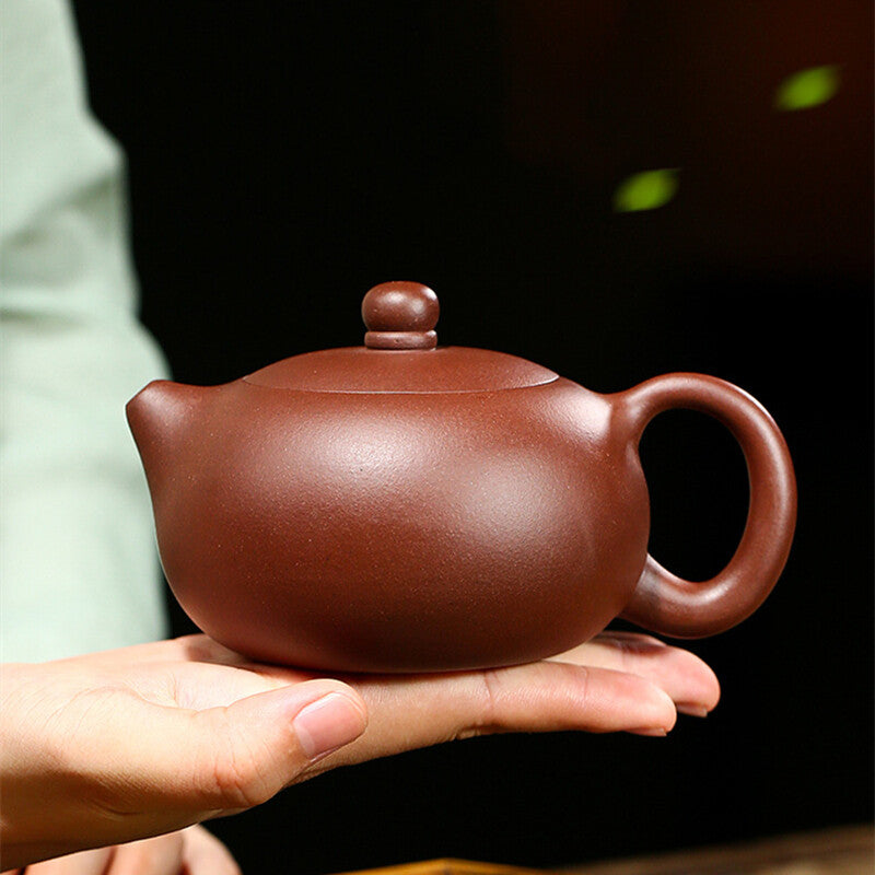 310ML yixing zisha Pottery purple ball shaped infuser holes xishi pot tea pot