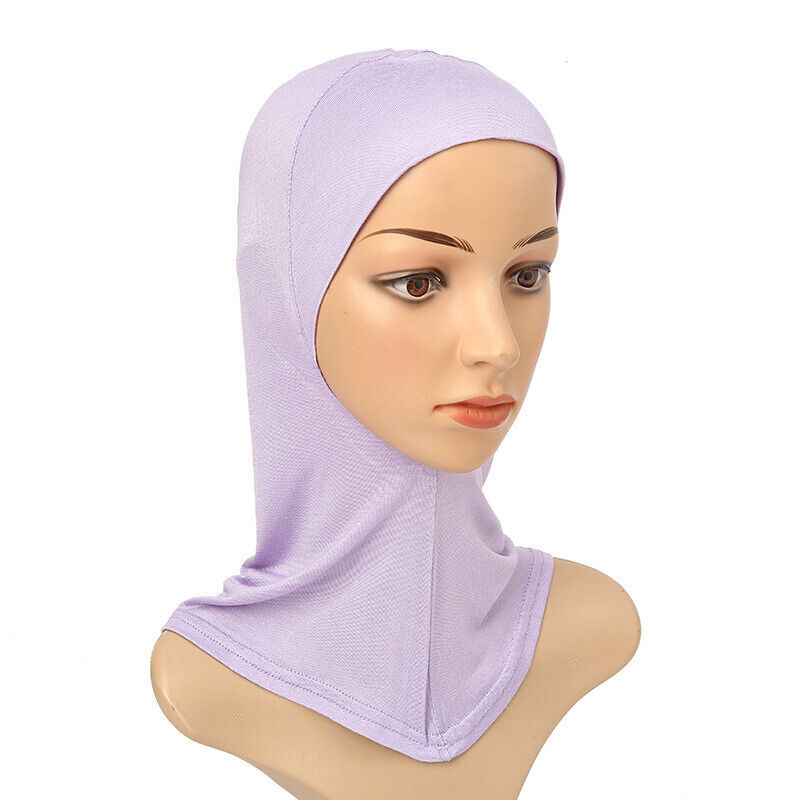Women's Under Scarf Hat Cap Bone Bonnet Ninja Hijab Islamic Neck Cover Muslim*US