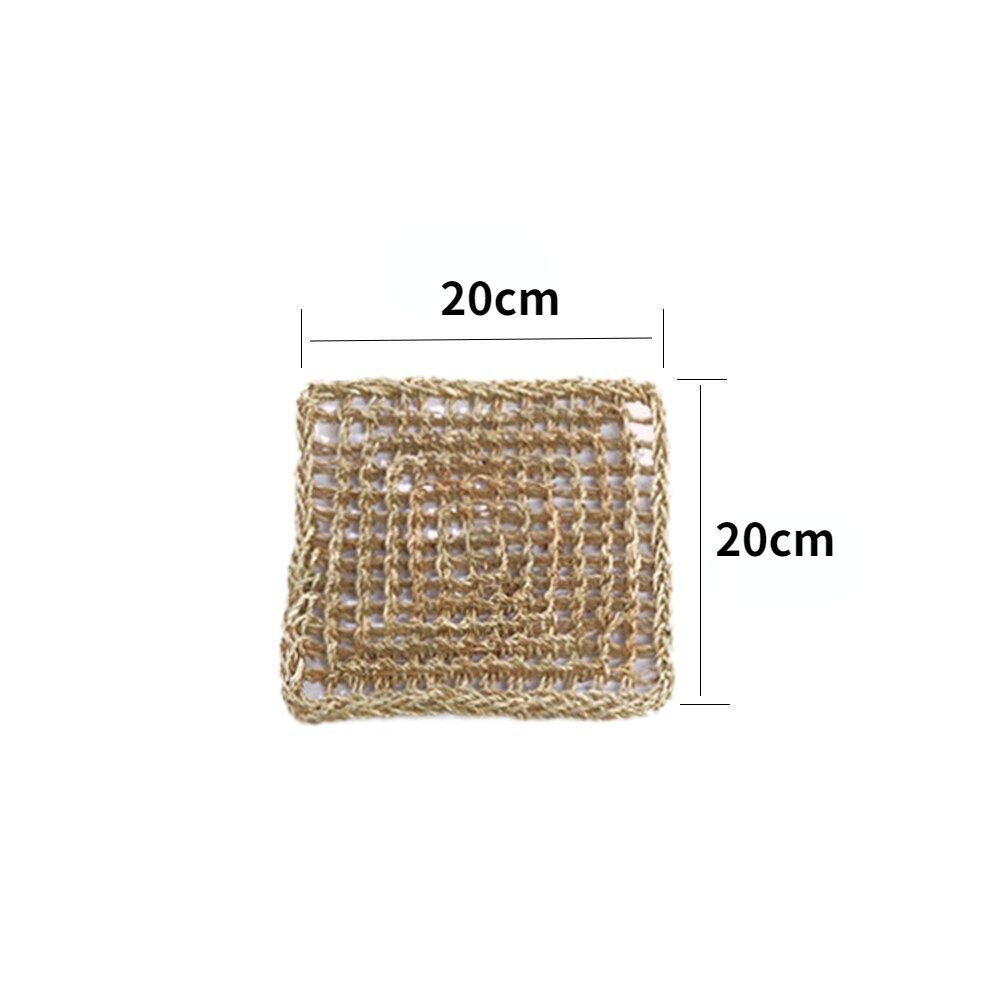 Reptile Hammock Seaweed Mat Small Hermit Bed Crabs Lounger Terrarium Decoration