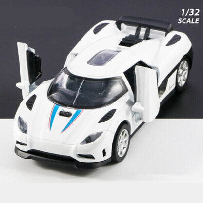 1:32 Koenigsegg CCR Diecast Model Car Collection Toy Vehicle Sports Gift Kids