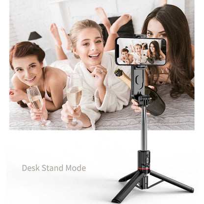 Bluetooth Selfie Stick Tripod & Fill Light For Motorola One 5G Ace/UW/Edge 2021