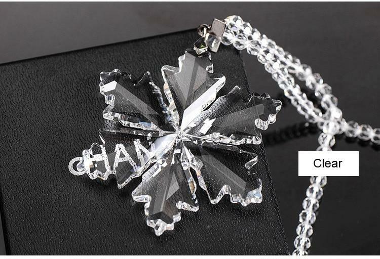 Crystal Large Annual Edition Christmas Gift Ornament New 2020 Snowflake Holiday