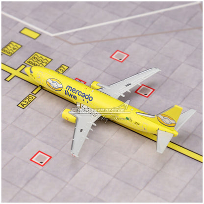 1:400 JC Wings Mercado Livre Boeing 737-400F Aeroplane Diecast Aircraft Model