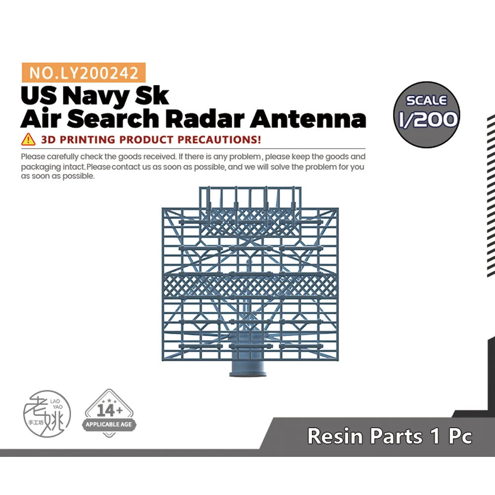 Yao's Studio LY200242 1/200 Model Upgrade US Navy Sk Air Search Radar Antenna