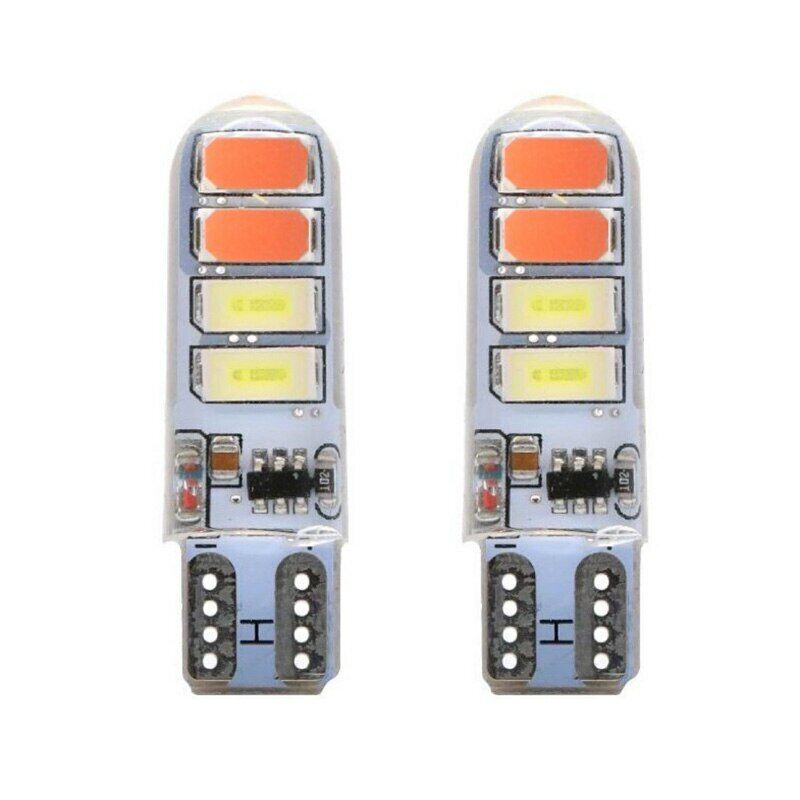 LED Car Clearance Light Strobe Flash Light Silicone Width Indicator Bulbs 2Pcs