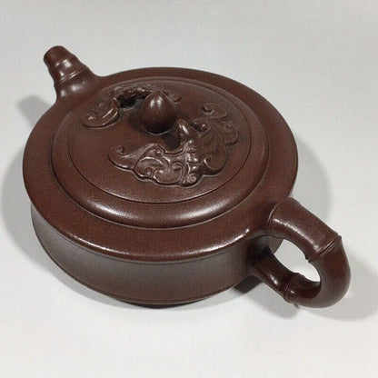 Chinese Yixing Zisha Clay Handmade Exquisite Teapot （竹鼓壶 底款：朱可心）