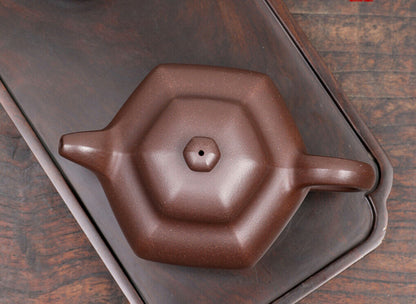 380cc Handmade Purple Sand Tea Pot in Yixing, China Di High Definition Clay Stone Source Gongfu Tea Pot-