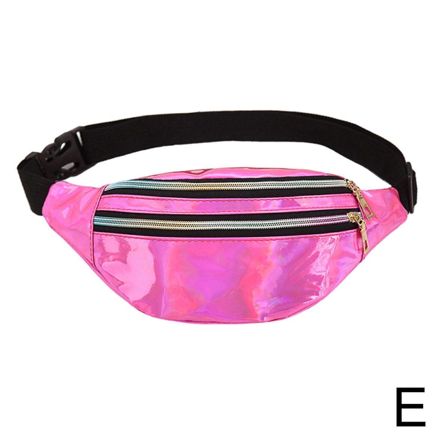 Women Clear Transparent Belt Bag Fashion Punk Fanny Waist Bag Pack Pack n W5K